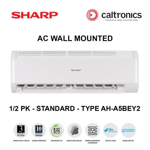 SHARP AH-A5BEY2 WALL MOUNTED 1/2 PK