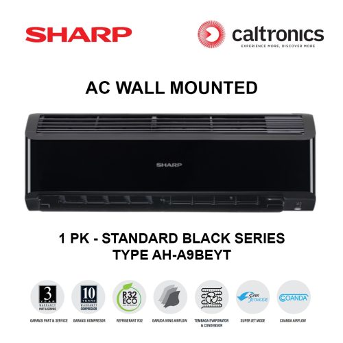 SHARP AH-A9BEYT WALL MOUNTED BLACK SERIES 1 PK