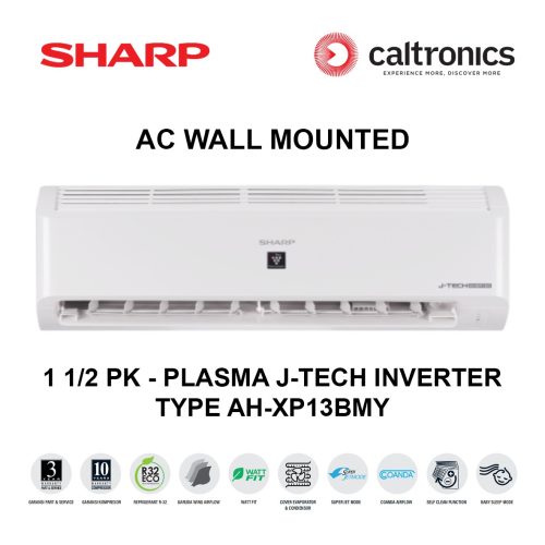 SHARP AH-XP13BMY AC WALL MOUNTED 1 1/2 PK