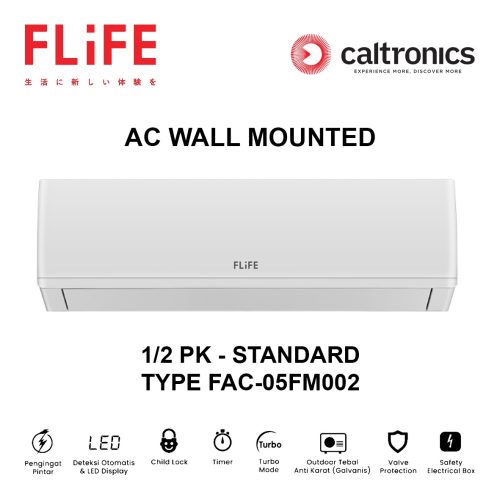 FLIFE FAC-05FM002 AC WALL MOUNTED 1/2 PK