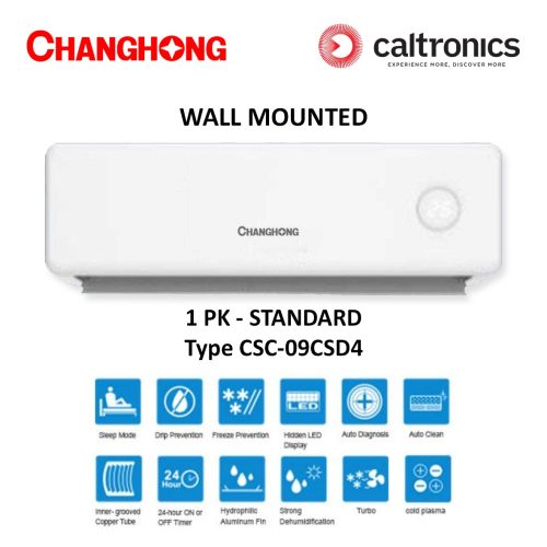 CHANGHONG CSC-09CSD4 AC WALL MOUNTED 1 PK