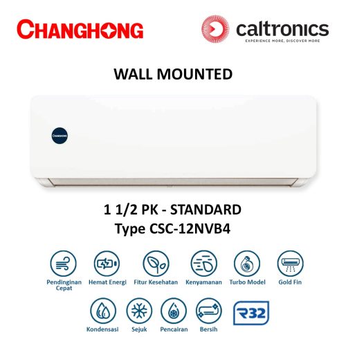 CHANGHONG CSC-12NVB4 AC WALL MOUNTED 1 1/2 PK