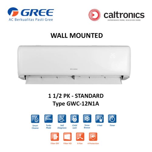 GREE GWC-12N1A AC WALL MOUNTED 1 1/2 PK