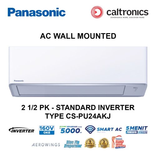 PANASONIC CS-PU24AKJ AC WALL MOUNTED 2 1/2 PK