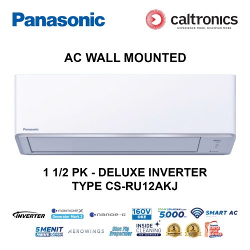 PANASONIC CS-RU12AKJ AC WALL MOUNTED 1 1/2 PK