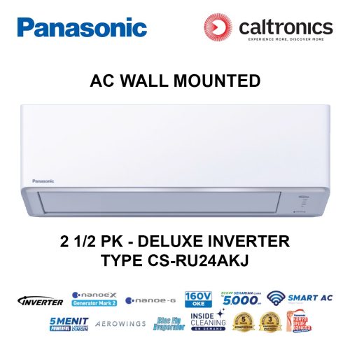 PANASONIC CS-RU24AKJ AC WALL MOUNTED 2 1/2 PK