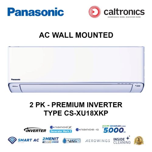 PANASONIC CS-XU18XKP AC WALL MOUNTED 2 PK