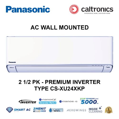 PANASONIC CS-XU24XKP AC WALL MOUNTED 2 1/2 PK