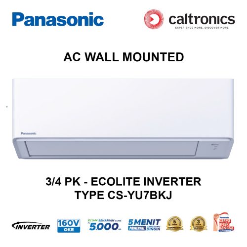 PANASONIC CS-YU7BKJ AC WALL MOUNTED 3/4 PK